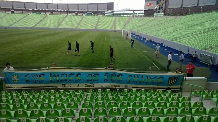 Peñarol reconoció el Estadio Corona